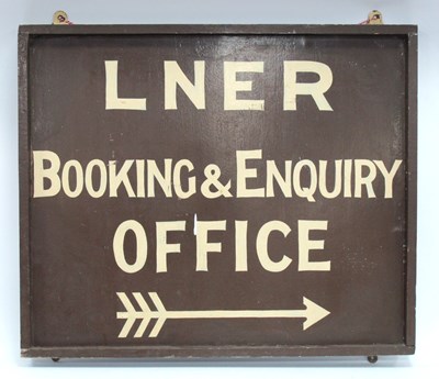 Lot 1246 - A Mid XX Century Handpainted Railway Station...