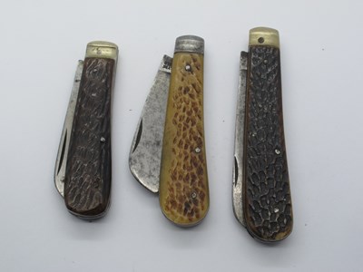 Lot 1320 - Thomas Turner Lambfoot Knife, two other...