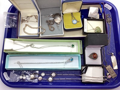 Lot 85 - An Assortment of "925" and Other Jewellery, to...