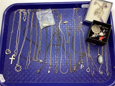 Lot 82 - An Assortment of "925" and Other Jewellery, to...