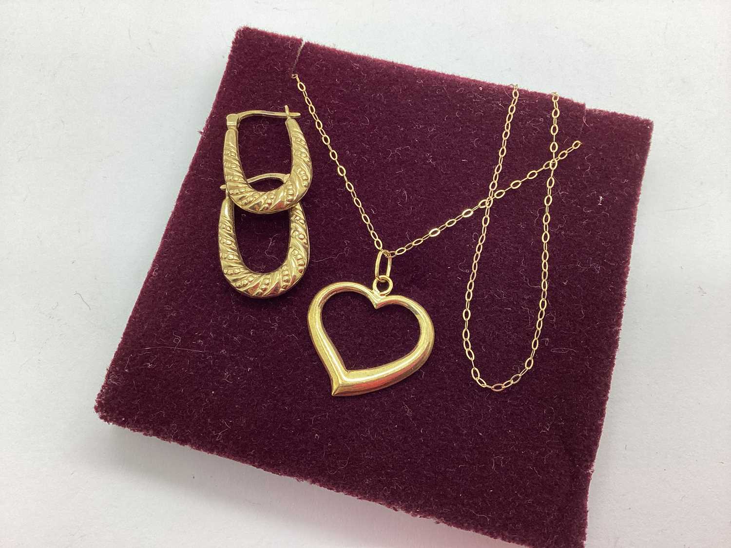Lot 64 - A Pair of Creole Hoop Earrings, of twisted...