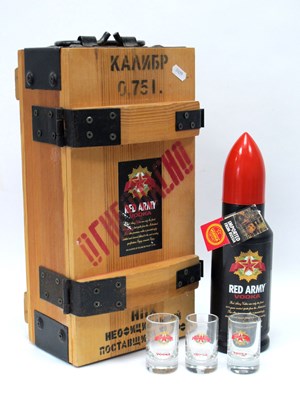 Lot 1449 - Vodka - Red Army Vodka in Missile/Bullet...