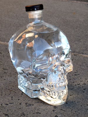Lot 1450 - Vodka - Magnum Crystal Head Vodka in Skull...