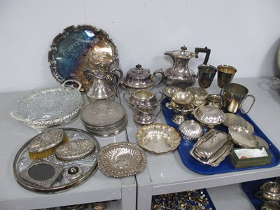 Lot 32 - A Pair of Victorian Hallmarked Silver Backed...