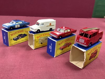 Lot 737 - Four Regular Wheel Matchbox 1-75's, including...