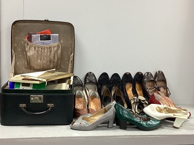 Lot 1403 - A Collection of Vintage Shoes, c.1950's - 60's,...