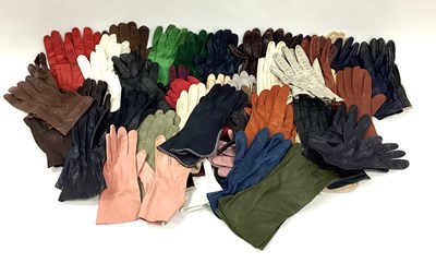 Lot 1416 - Forty-Seven Pairs of Ladies Vintage Leather...
