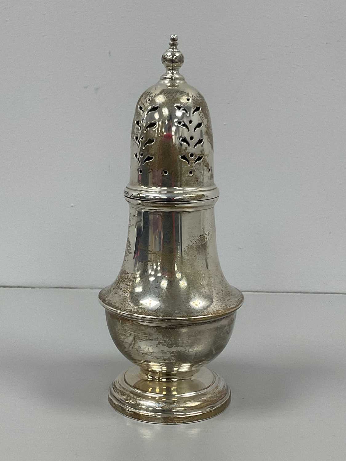 Lot 3 - A Hallmarked Silver Sugar Caster, Docker &...