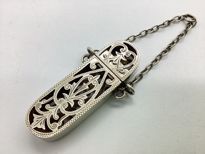 Lot 139 - A Hallmarked Silver Chatelaine Pomander /...