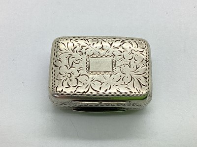 Lot 136 - A XIX Century Hallmarked Silver Vinaigrette,...