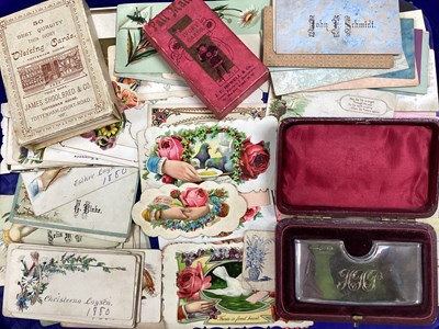 Lot 143 - A Hallmarked Silver Calling Card Holder,...