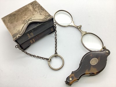 Lot 144 - A Hallmarked Silver Case, Levi & Salaman,...