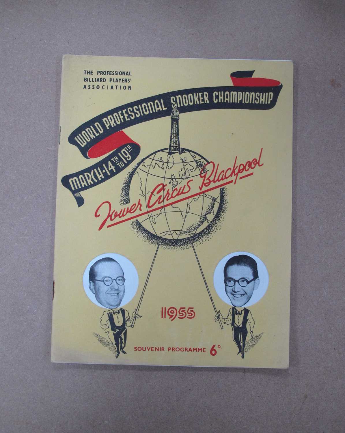 Lot 734 - Snooker - 1955 World Professional Snooker...