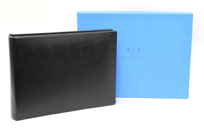 Lot 1255 - A Smythson Black Calf Leather Photograph Album,...