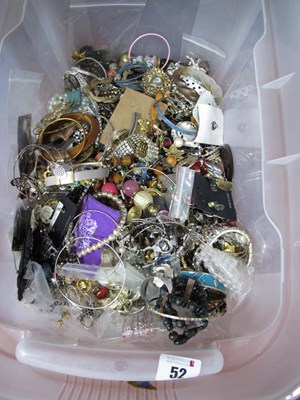 Lot 52 - A Mixed Lot of Assorted Costume Jewellery,...