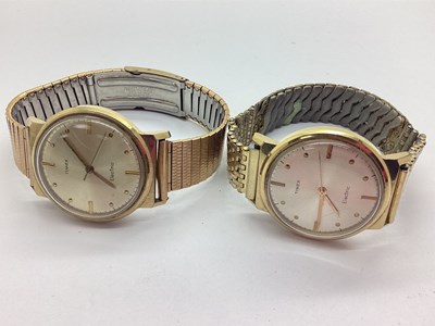 Lot 1373 - Timex; Electric Gent's Wristwatch, the signed...