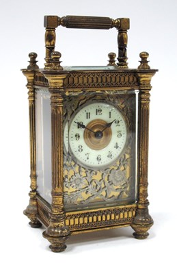Lot 1464 - An Early XX Century French Carriage Clock, the...