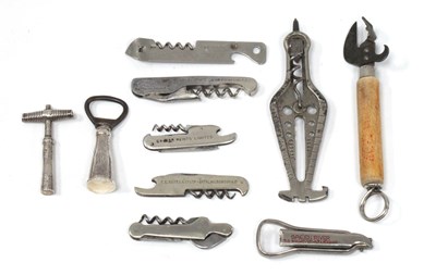 Lot 1325 - A Victorian White Metal Bottle Opener, with...