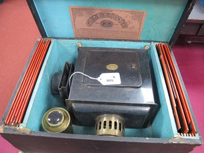 Lot 805 - A Victorian Laterna Magica - Magic Lantern by...