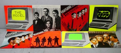 Lot 486 - Kraftwerk LPs and 12" Singles, three LPs to...