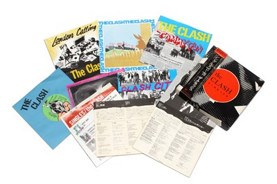 Lot 514C - The Clash - Singles (Epic 44.5P-103-110, 1979),...