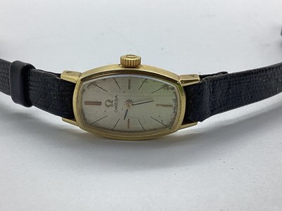 Lot 326 - Omega; A Dainty Ladies Wristwatch, the signed...