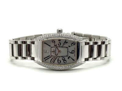Lot 277 - Montega; Swiss Made Diamond Inset Cocktail...