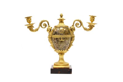 Lot 1251 - A Pair of George III Ormolu Mounted Derbyshire...