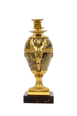Lot 1251 - A Pair of George III Ormolu Mounted Derbyshire...