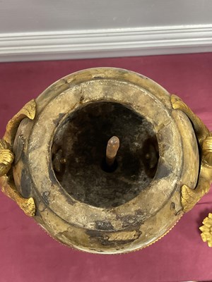 Lot 1251 - A Pair of George III Ormolu Mounted Derbyshire...