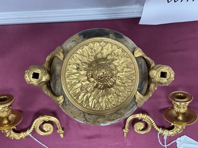 Lot 1251 - A Pair of George III Ormolu Mounted Derbyshire...