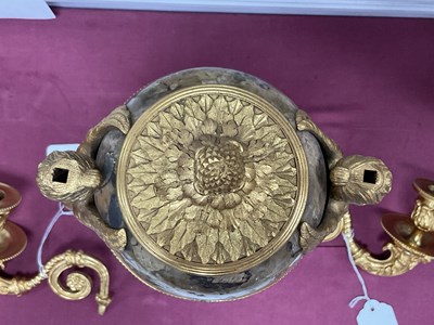 Lot 1251 - A Pair of George III Ormolu Mounted Derbyshire...