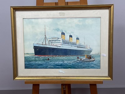 Lot 1222 - F. PATTERSON (British XX Century) 
'RMS...
