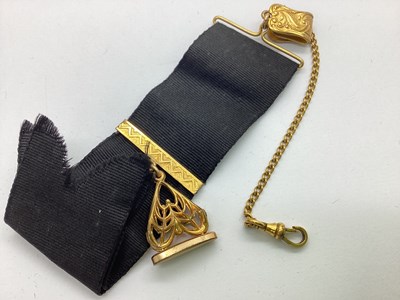 Lot 302 - A Victorian Black Watch Ribbon, suspending...