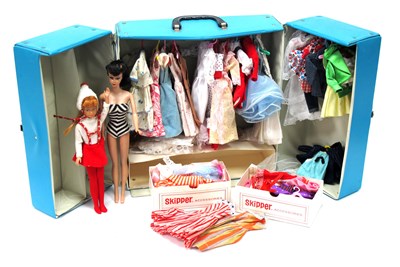 Lot 326 - A Circa 1960 Barbie Doll by Mattel. Brunette...