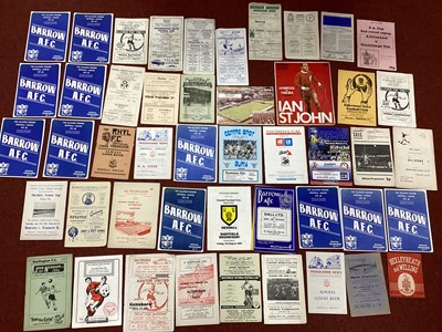 Lot 1407 - Non-League Programmes, Ashton, Bangor, Rhyl,...