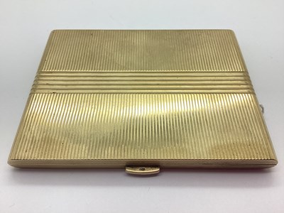 Lot 299 - A 9ct Gold Cigarette Case, of rectangular form,...