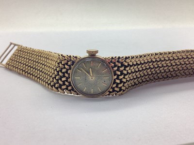 Lot 322 - Zenith; A 9ct Gold Cased Ladies Dress...