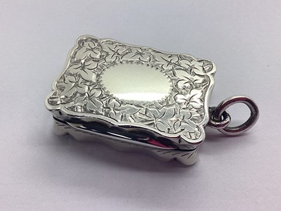 Lot 135 - A Hallmarked Silver Vinaigrette, CC,...