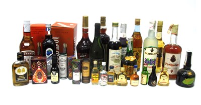 Lot 1424 - Spirits & Liqueurs - A Mixed Assortment of...