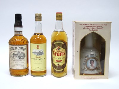 Lot 1418 - Whisky - including Southern Comfort, 8 Years...