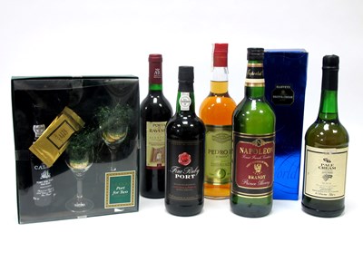 Lot 1425 - Spirits - Port, Brandy and Sherry, including...