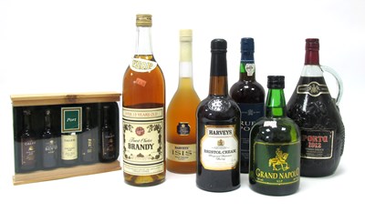 Lot 1434 - Spirits - Port, Brandy and Sherry, including...