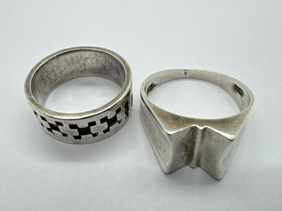 Lot 248 - Keith Tyssen; A Modernist Hallmarked Silver...
