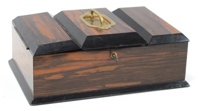 Lot 1253 - A Late XIX Century Coromandel Box, with brass...