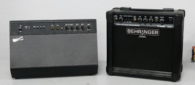 Lot 357 - Rock Jam RJKSK-BK30 Twin Microphone Amplifier,...