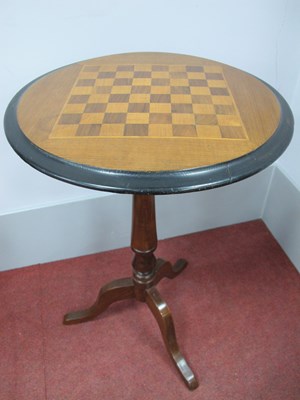 Lot 1573 - A XIX Century Walnut Games Table, with...
