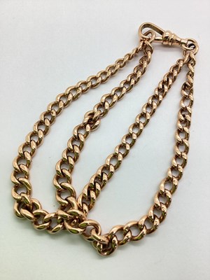 Lot 219 - A 9ct Gold Multi-Row Curb Link Bracelet,...