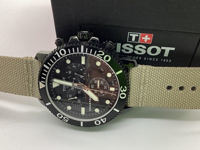 Lot 308 - Tissot; A Modern Seastar Chronograph Gent's...