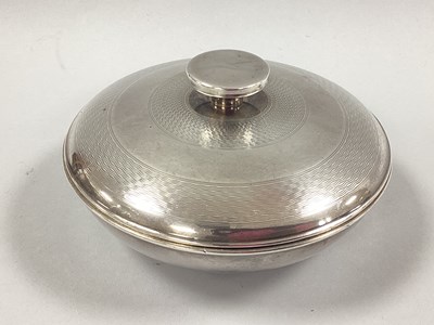 Lot 32 - An Art Deco Hallmarked Silver Mounted Bakelite...